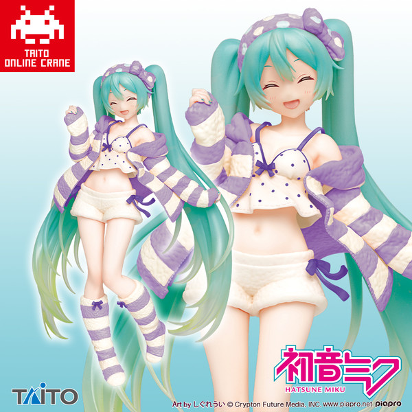 Hatsune Miku (Room Wear, Taito Online Crane Limited), Vocaloid, Taito, Pre-Painted